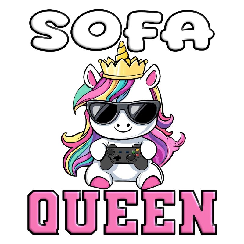 Einhorn - sofa queen zocken
