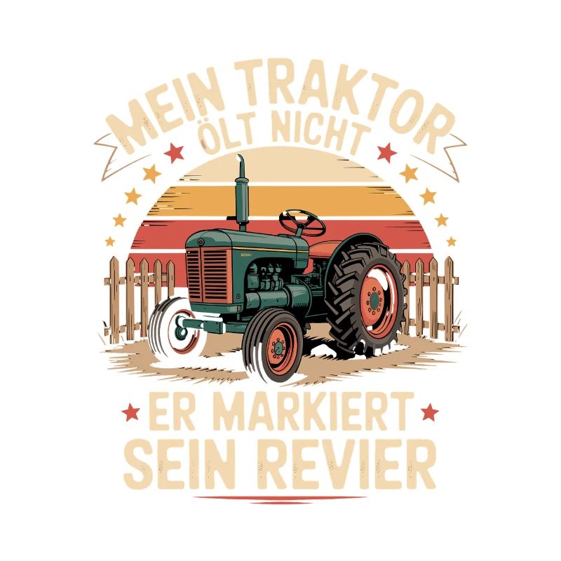 My tractor doesn't oil, it marks its territory