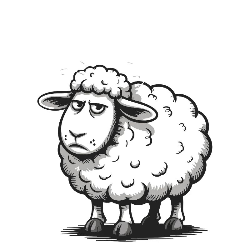Basse-Autriche – Grumpy Sheep Humour Design