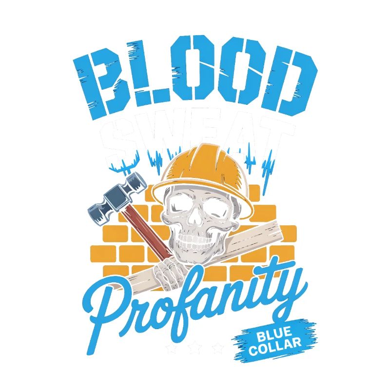 Blue Collar Arbeiter Handwerk Bauarbeiter