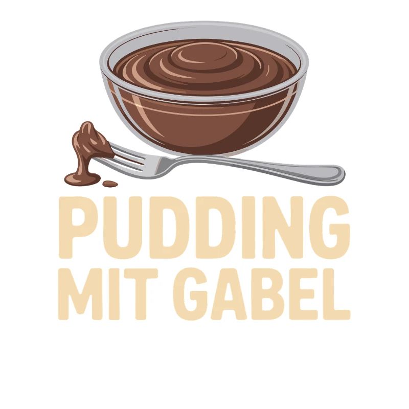Pudding Mit Gabel