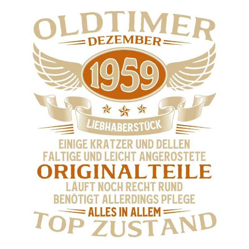 66. Geburtstag Geschenk Oldtimer Dezember 1959