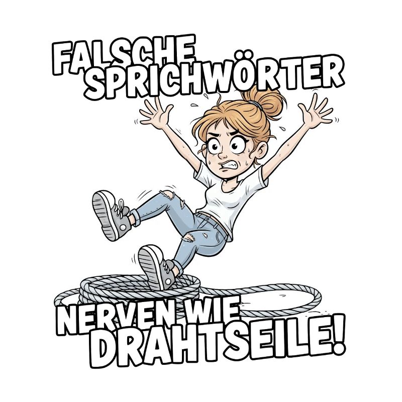 False proverbs are annoying like tightropes