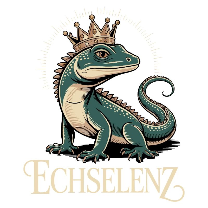 Echselenz Lustige Echse