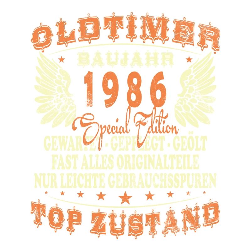 1986 Geboren Geburtstag Oldtimer