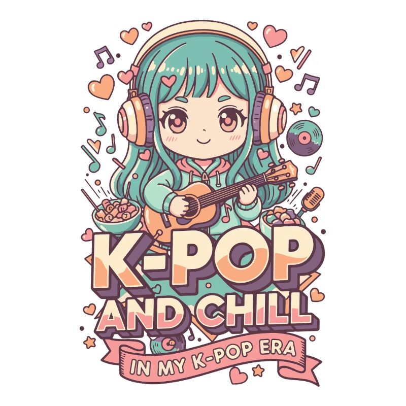 K-Pop et Chill dans ma musique coréenne à l’ère K-Pop