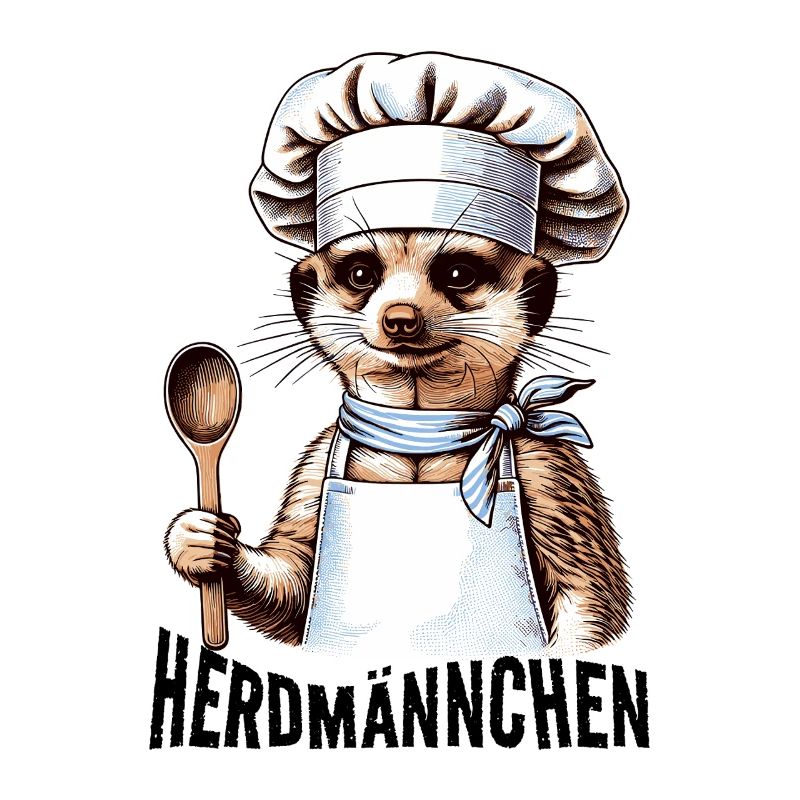 Tenue drôle de Herdmännchen Koch de suricate