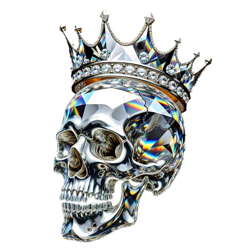 Crystal Skull King Diamond Crown