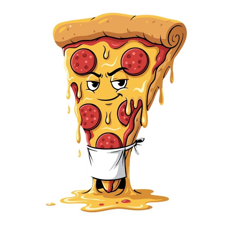 Coole Pizza Schürze