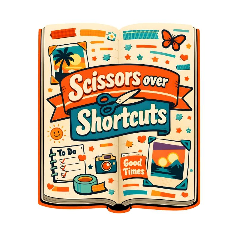 Schere statt Abkürzung | Scrapbooking