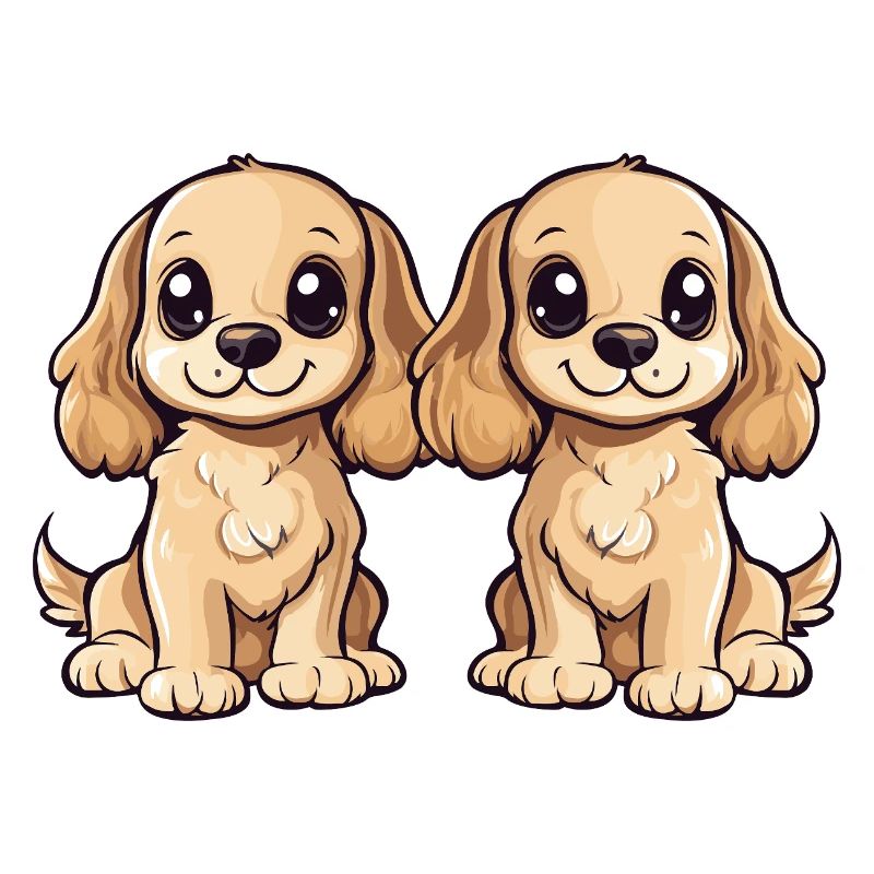 Cocker Spaniel Chien Bande dessinée