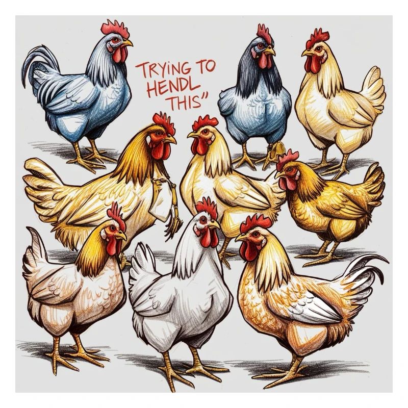 Ballet de poulet : Troupe de poulets polyphoniques
