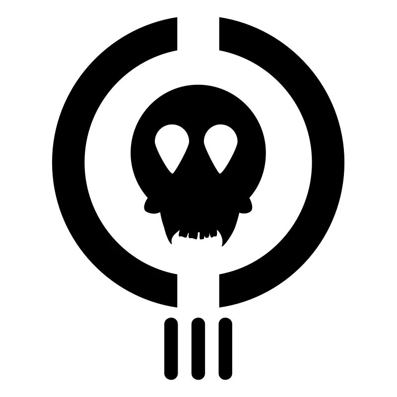 crâne puissance étrangère/ alien power skull (1c)