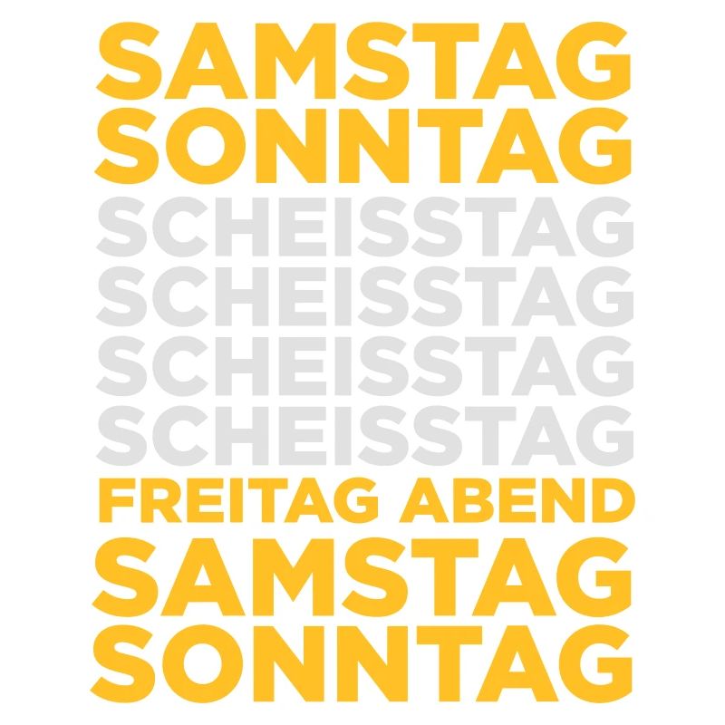 Der Scheißtag in einer Woche!