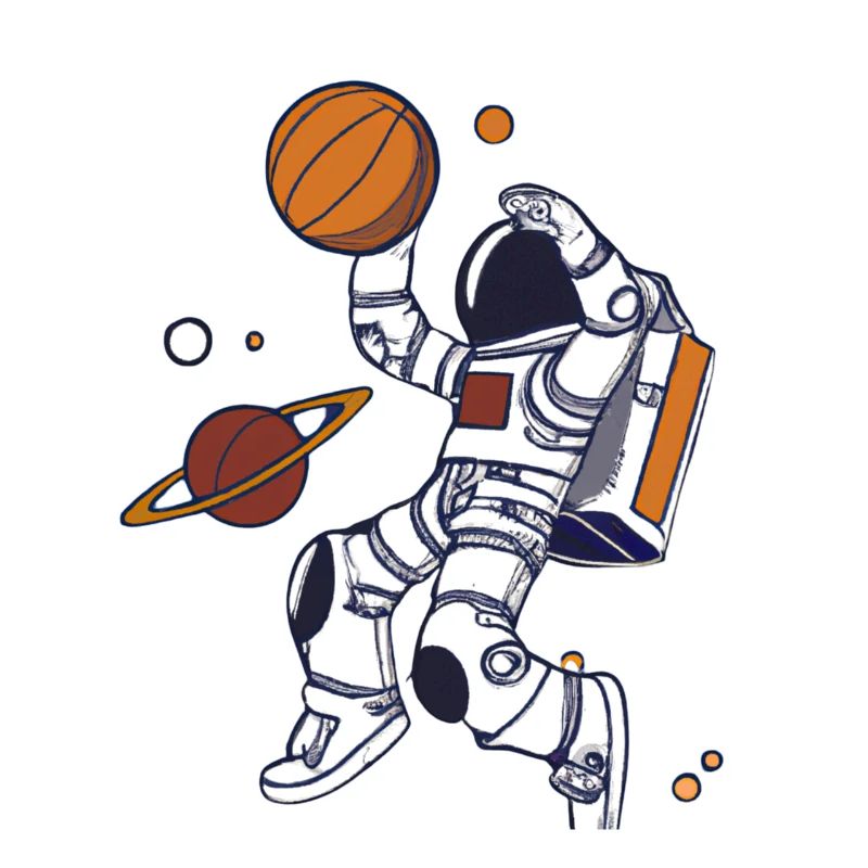 Astronaute Dunk Planète