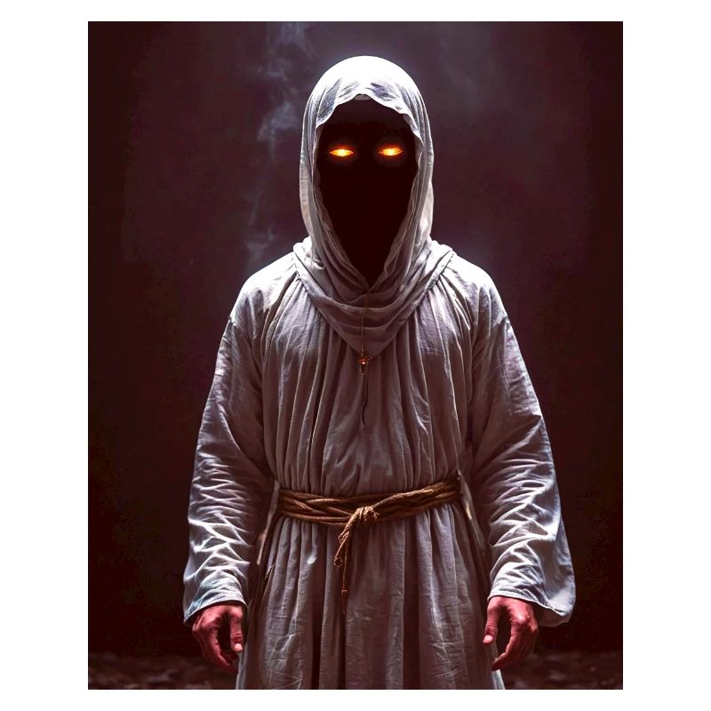 Noppera-bō ghost standing motionless,