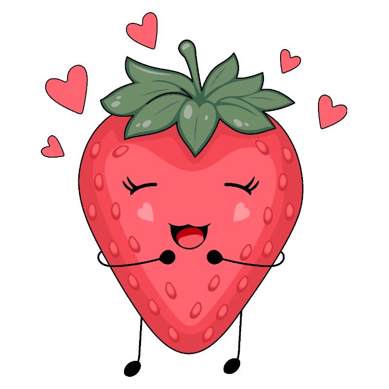 Strawberries and happiness
