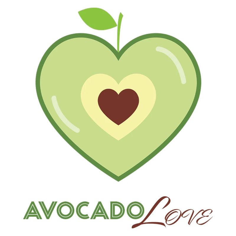 Avocado Herz Liebe