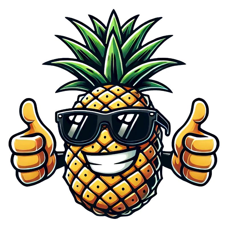 Fruity Pineapple Cool Sunglasses South Fruit
