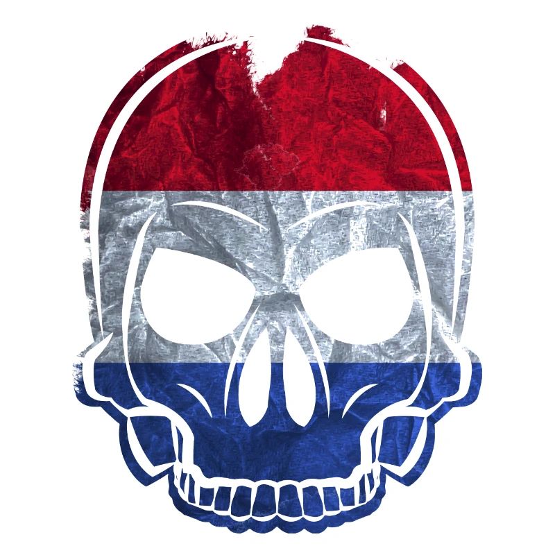 MMJ Pays-Bas Drapeau de crâne
