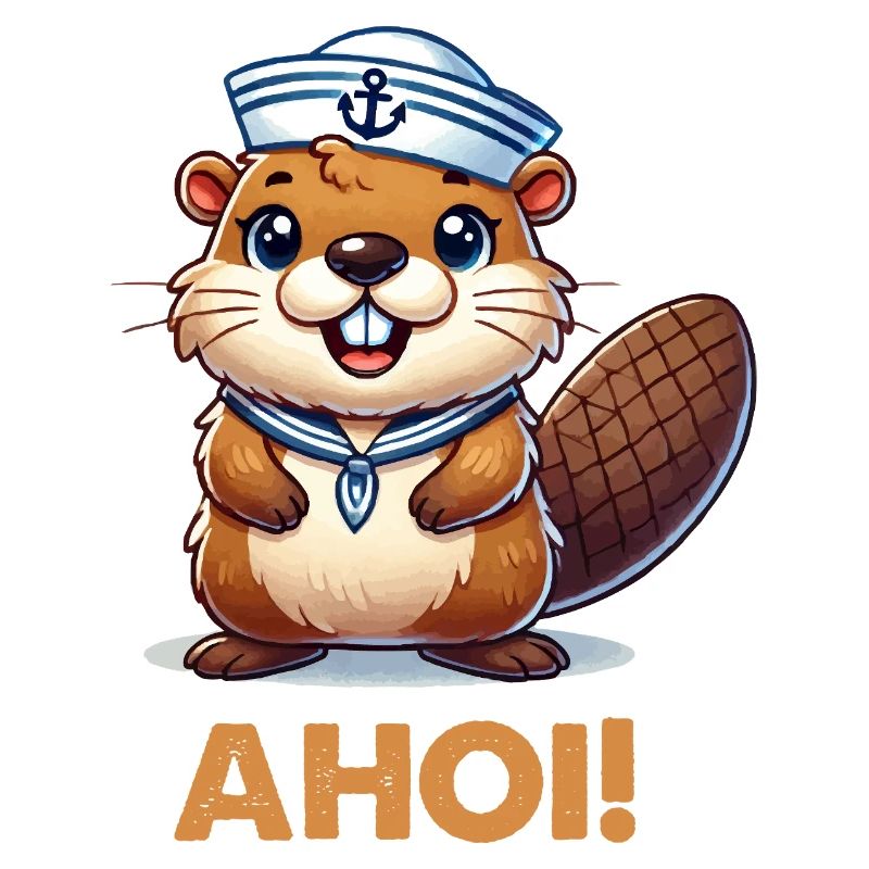 Capitaine de marin castor
