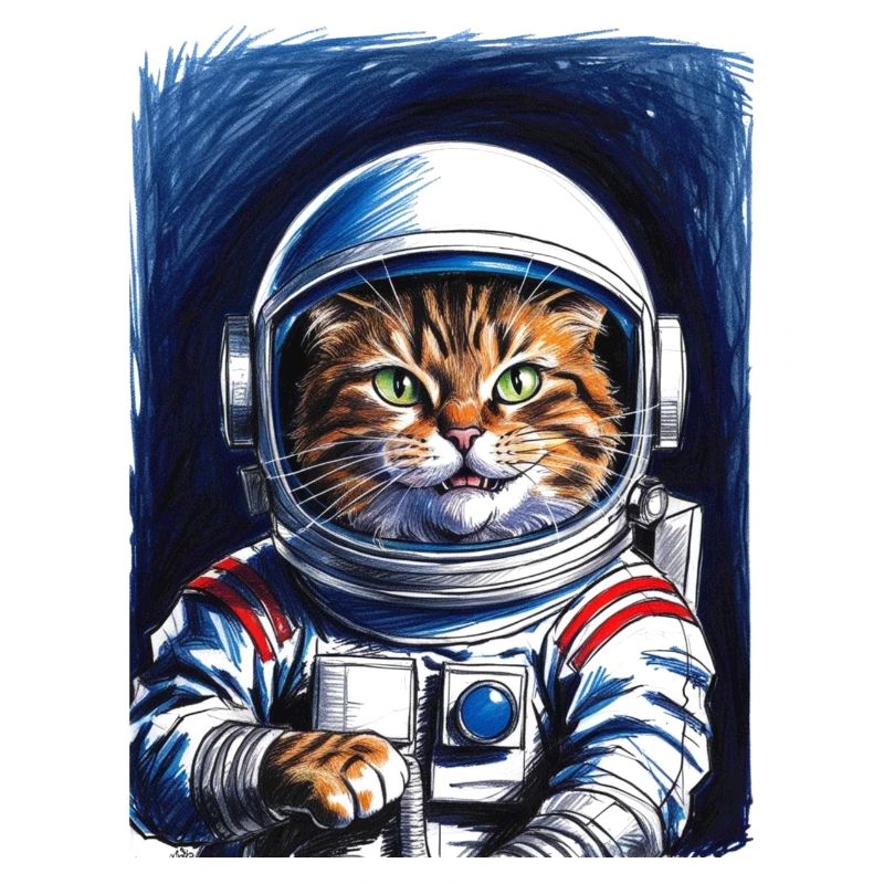 Astronaute Chats Cadeau de l’Espace