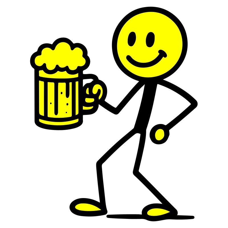 Strichmännchen Bier