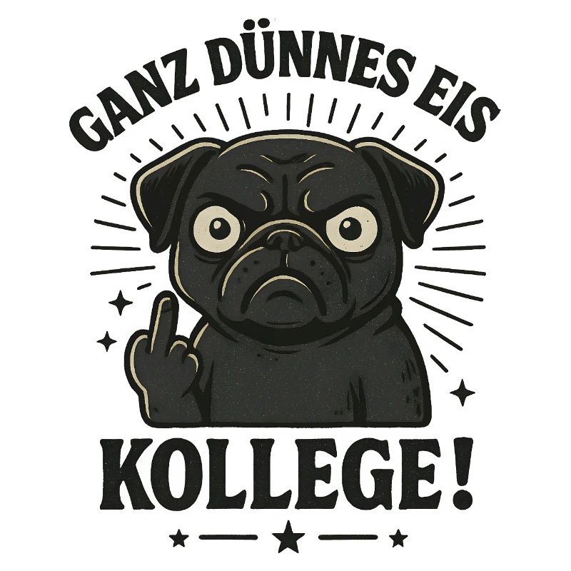 Mops Mittelfinger
