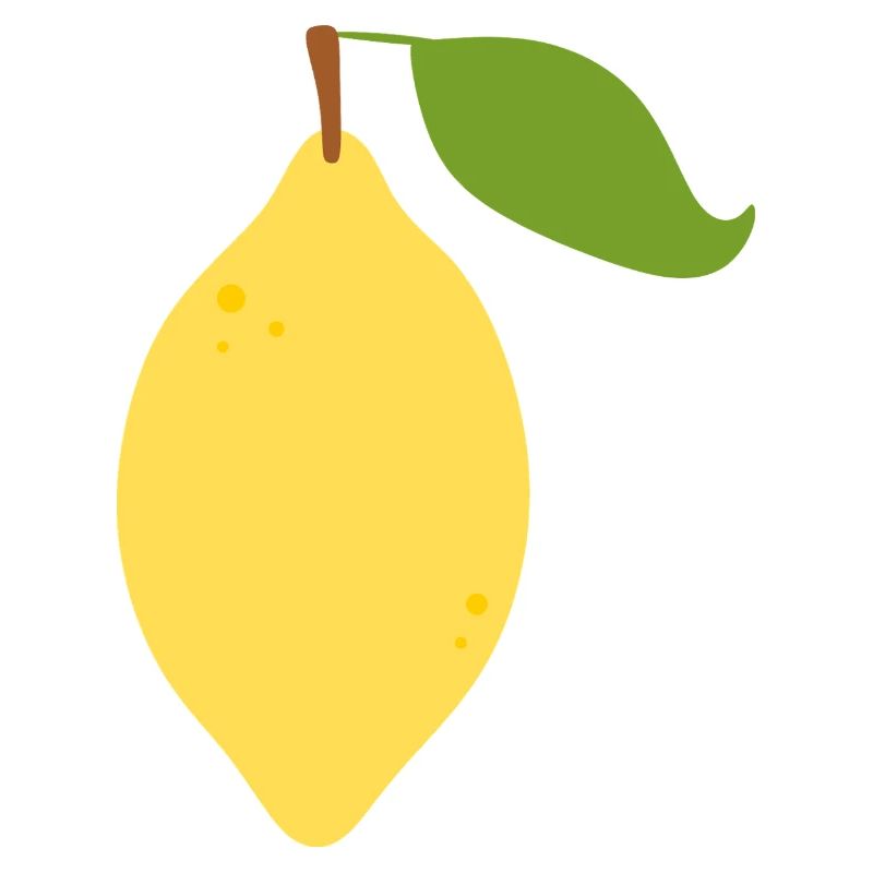 Modern Lemon Citrus Pattern Design