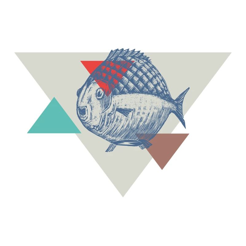 Conception de triangle de poisson