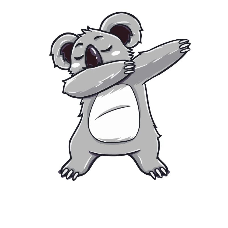 Dabbing dab koala bear dab gift birthday