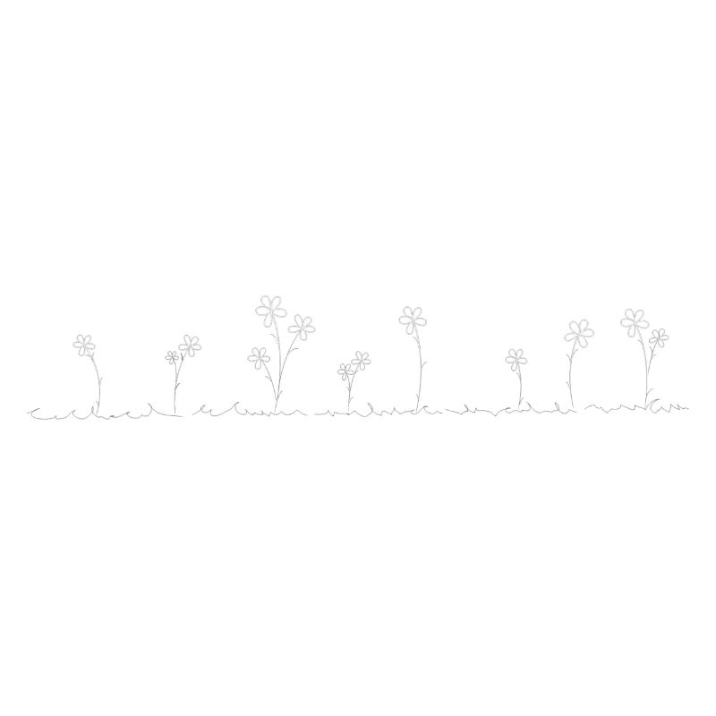 flower meadow white