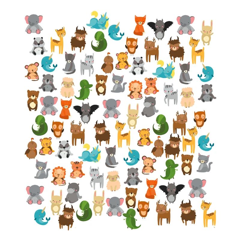 süße Comic Tiere kawaii