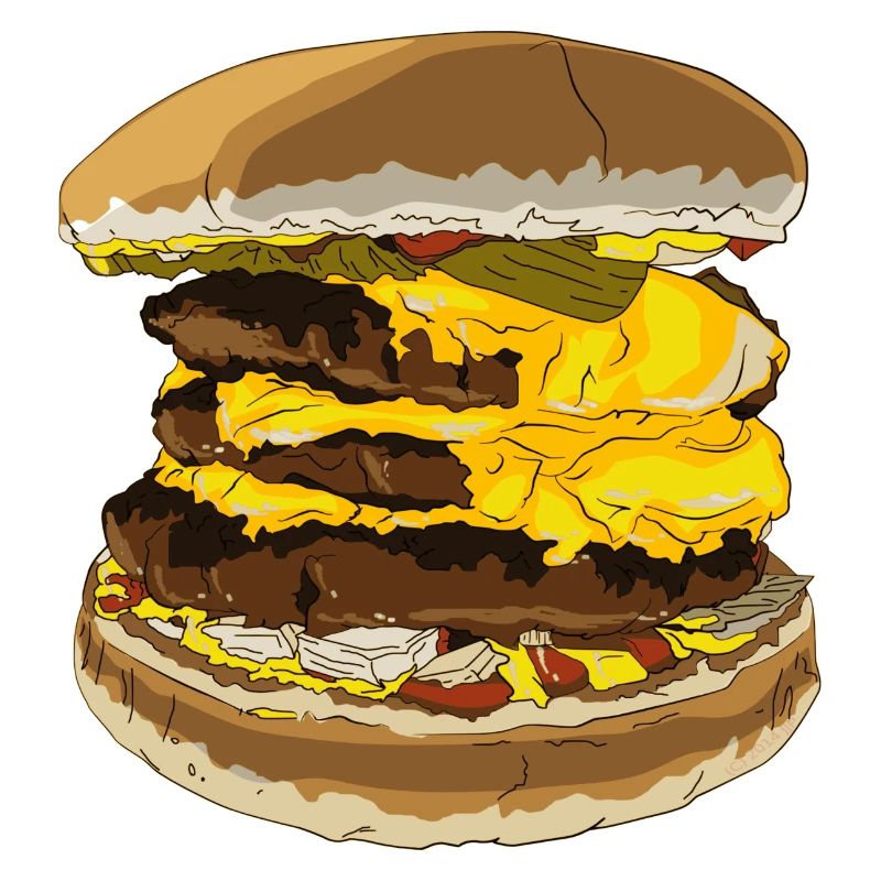 Burger Cheeseburger Gigant