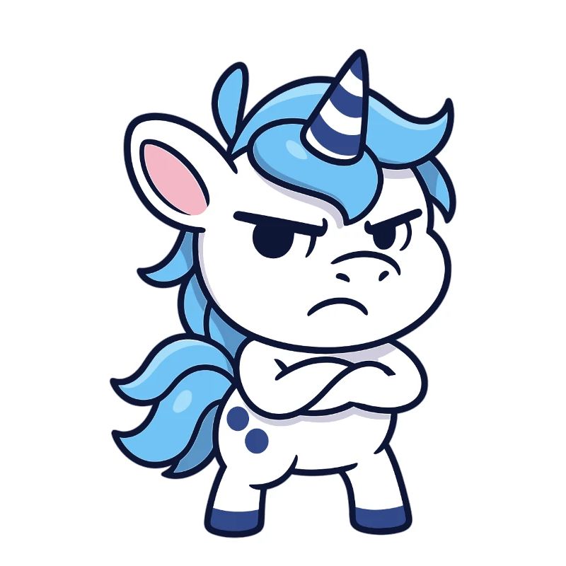 Freches Einhorn
