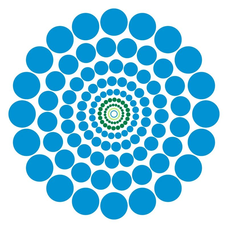 Circle Pattern Art Abstract Magical Gift Cool