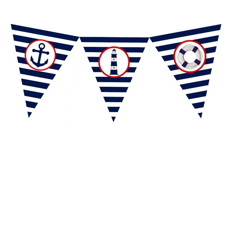 maritime, sea, lighthouse, flag, pennant