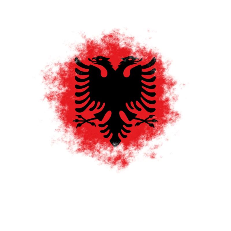 ALBANIE EAGLE DRAPEAU Idée Cadeau Design Thème