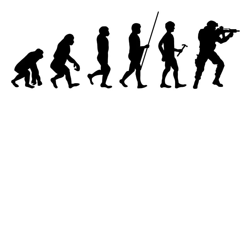 Evolution to the Soldier T-Shirt Gift