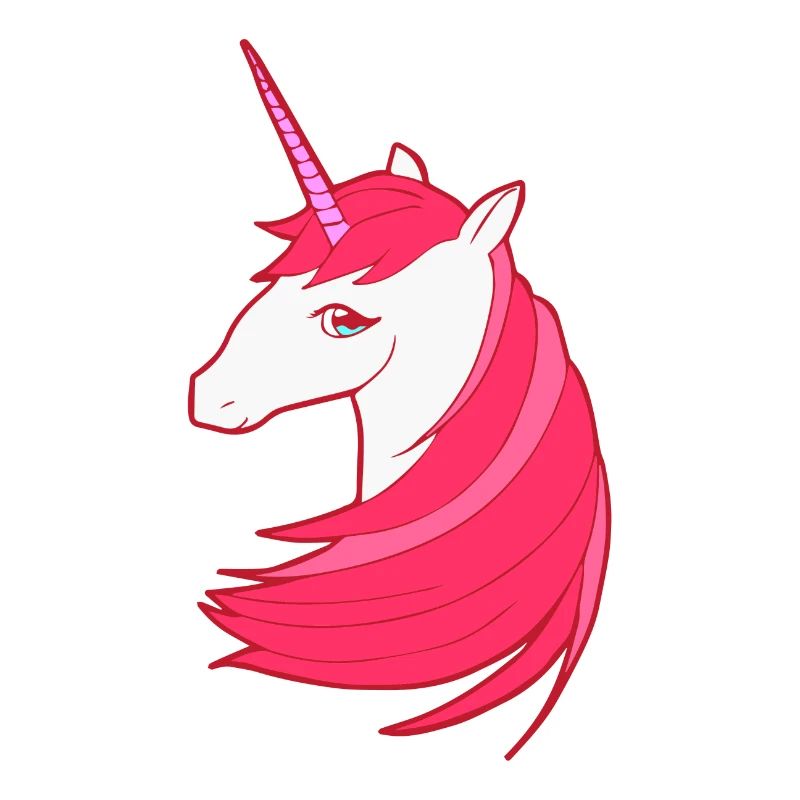Das rote letzte Einhorn