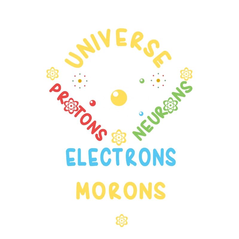 Univers est constitué d'électrons de neutrons à protons