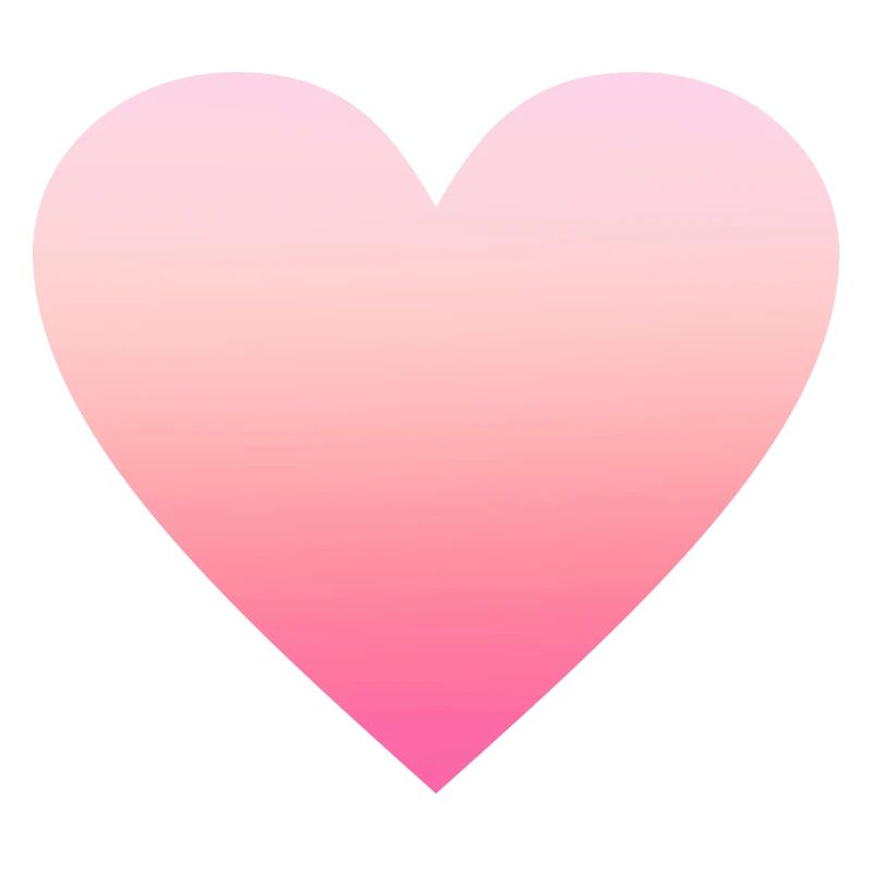 Simple simple pink heart design / symbol