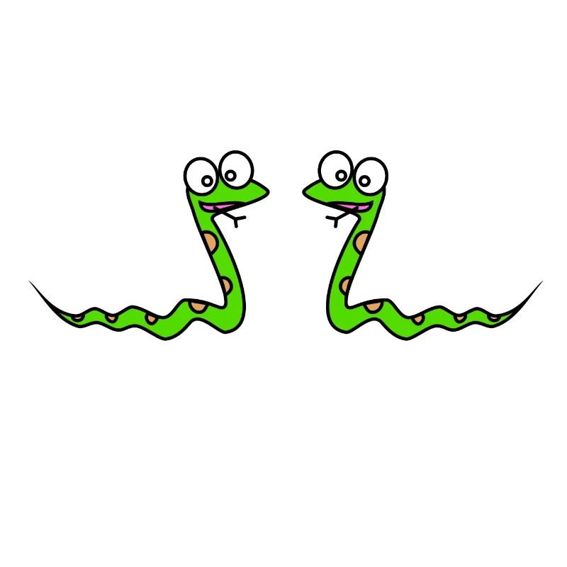 Snake friends animals kids gift idea buddy