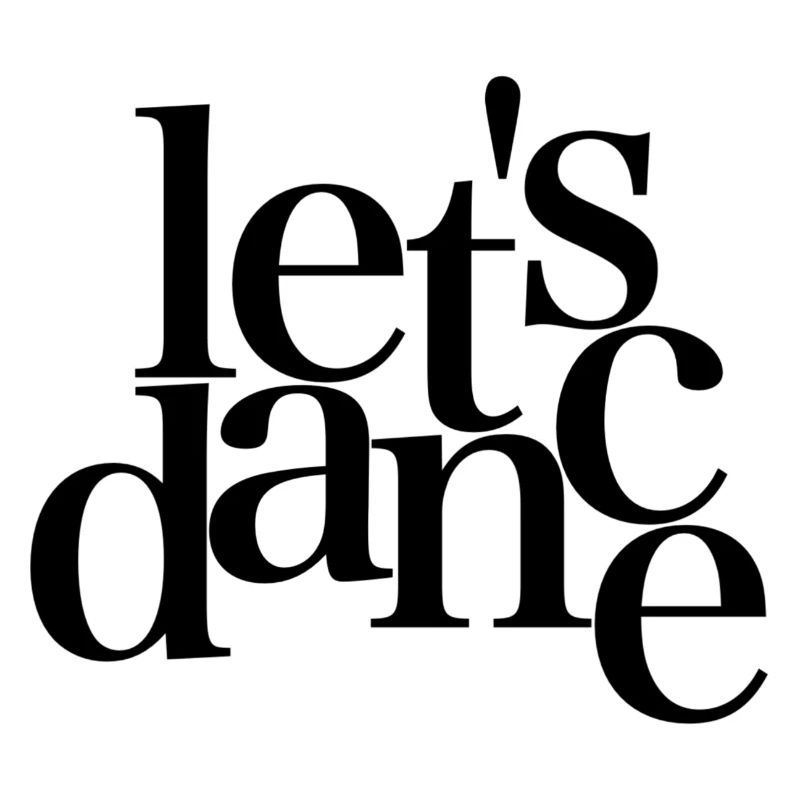 let's dance - black - Danceshirt
