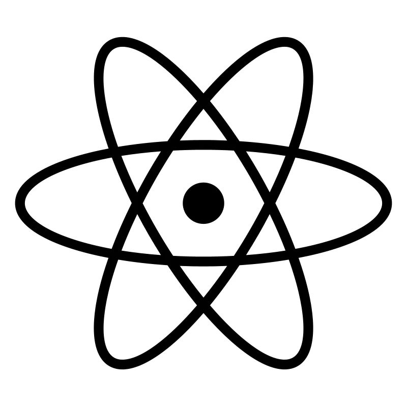 Atom Symbol Idee Geschenk Zeichen Physik