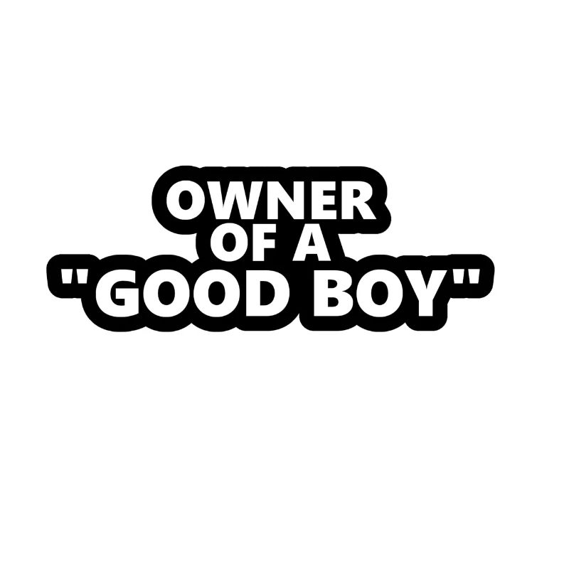 Propriétaire de chien "GOOD BOY"