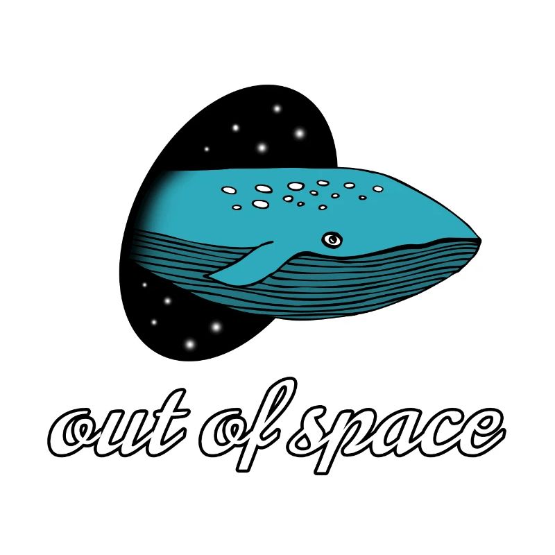 hors de l'espace: univers baleine galaxie étoilée