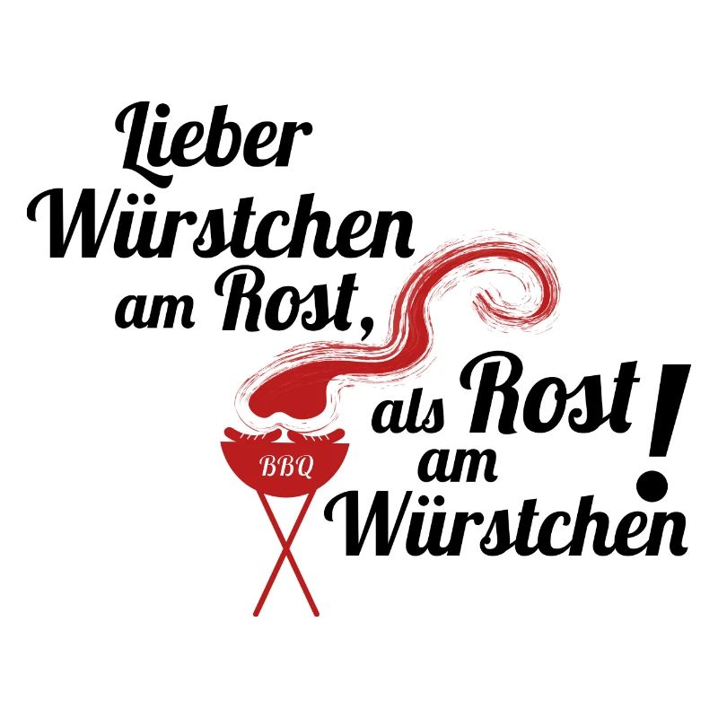 Würstchen am Rost Grillen Grill Geschenkidee