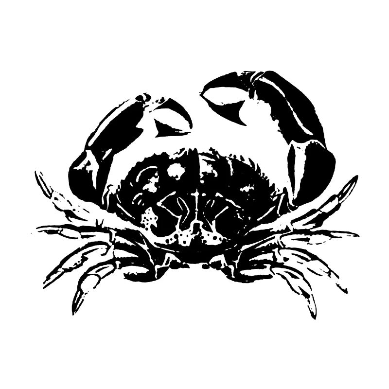 Conception rétro de crabes de cancer