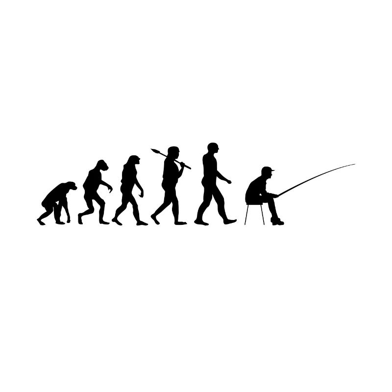 Evolution pêcheurs cadeau de pêche